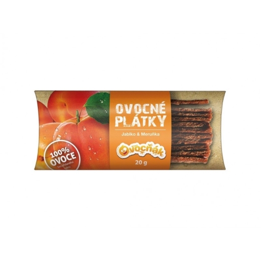 Ovocné plátky jablko a meruňka