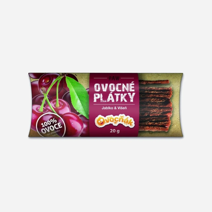 Ovocné plátky jablko a višeň