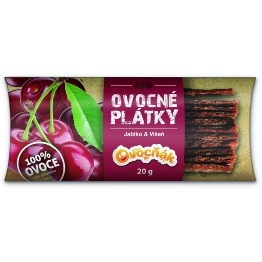 Ovocné plátky jablko a višeň