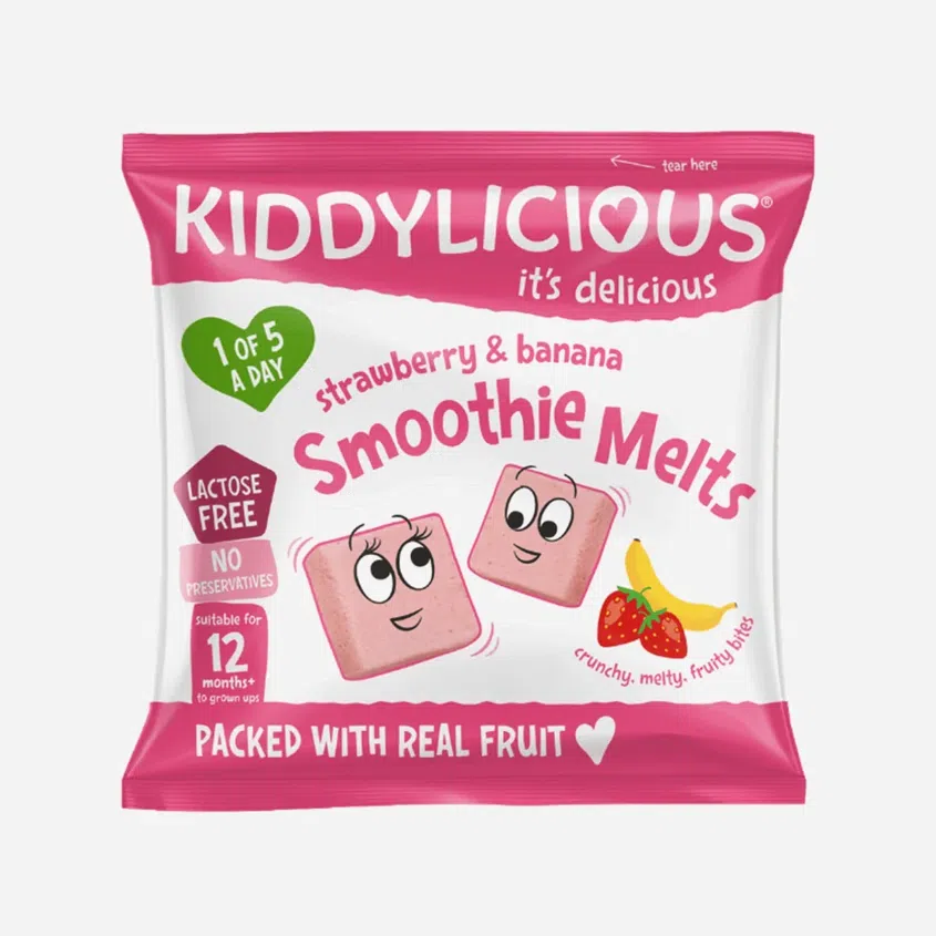 Ovocné polštářky z jahod a banánu