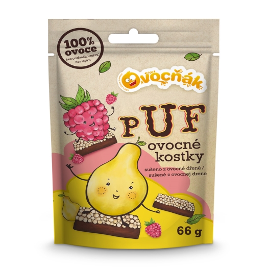 Ovocné Puf kostky mix 2chutí
