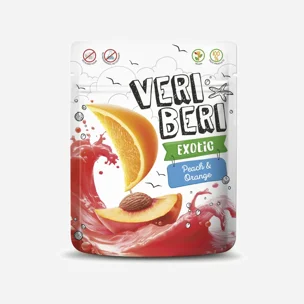 Ovocné stripsy broskev a pomeranč