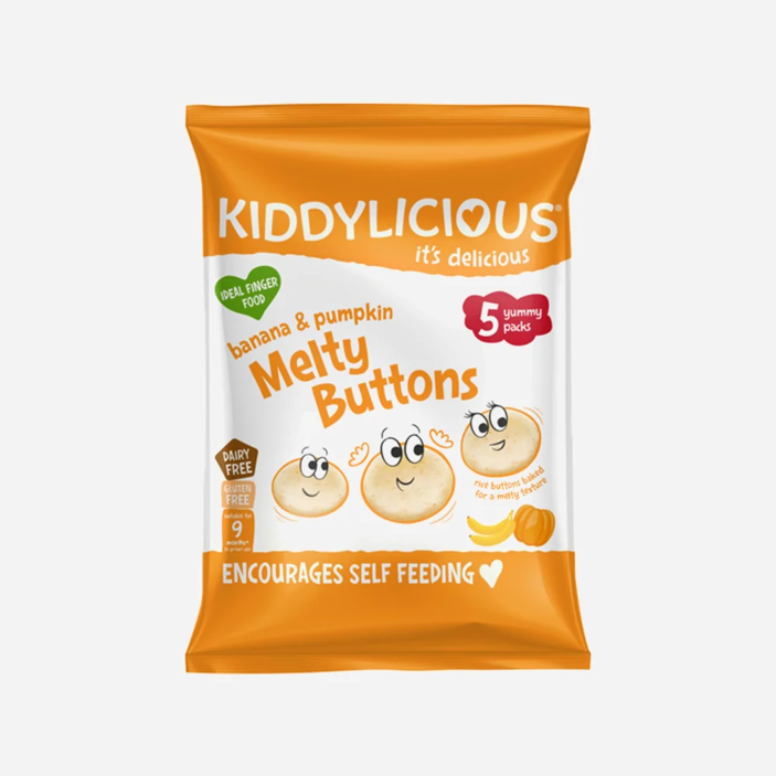 Ovocno-zeleninové knoflíčky banán s dýní (5x6g) multipack
