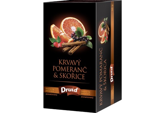 Ovocný čaj krvavý pomeranč a skořice