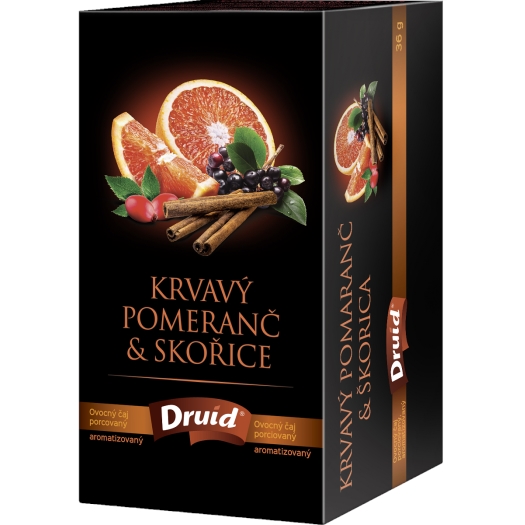Ovocný čaj krvavý pomeranč a skořice