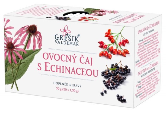 Ovocný čaj s echinaceou 20 sáčkov