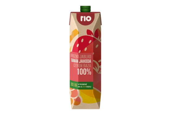 Ovocný mix s jahodou a banánem