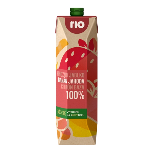 Ovocný mix s jahodou a banánem