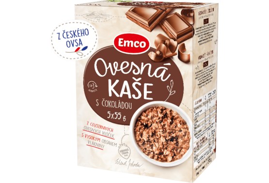 Ovsená kaša s čokoládou 5x55 g