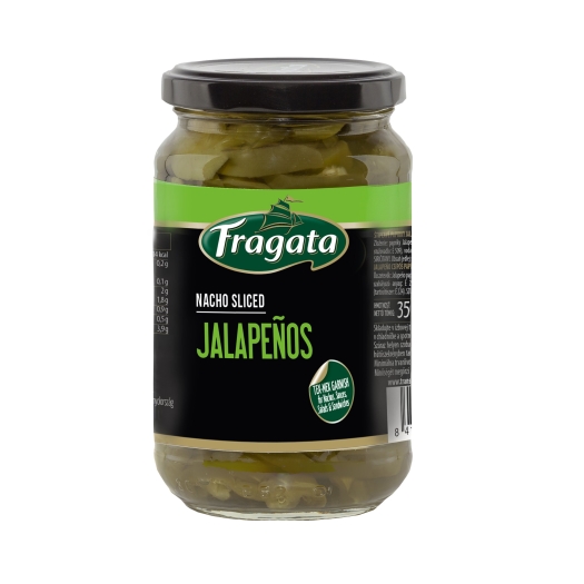 Pálivé papričky Jalapeno krájené