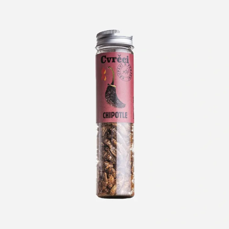 Páliví křupaví a pražení cvrčci Chipotle 6 x 20 g