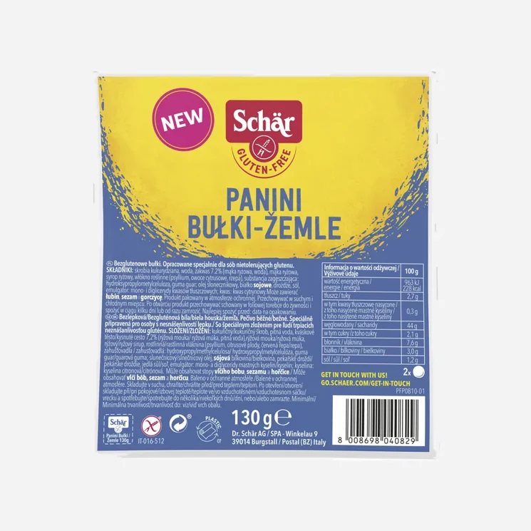 Panini žemle bezgluténové