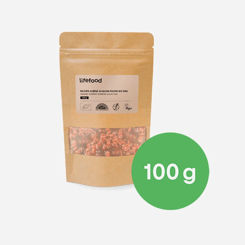 Paradajky slnkom sušené RAW BIO
