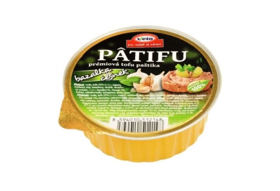 Paštéta PATIFU ​​bazalka a cesnak