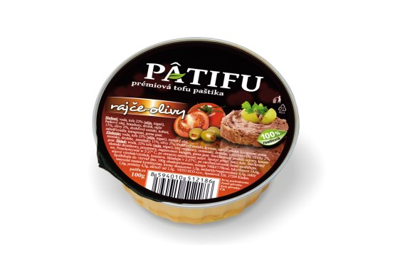 Paštéta PATIFU ​​paradajka a olivy