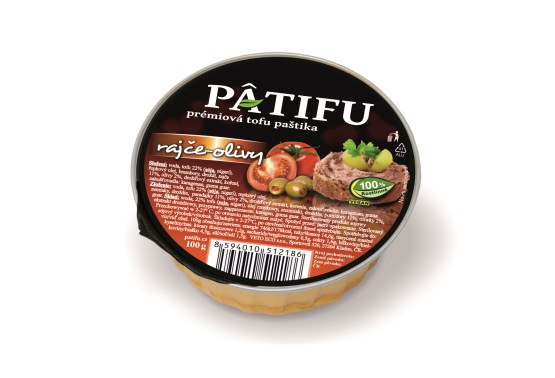 Paštika PATIFU rajče a olivy
