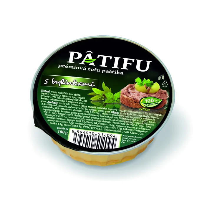 Paštika PATIFU s bylinkami