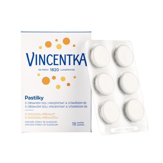 pastilky ovocné 18 tablet