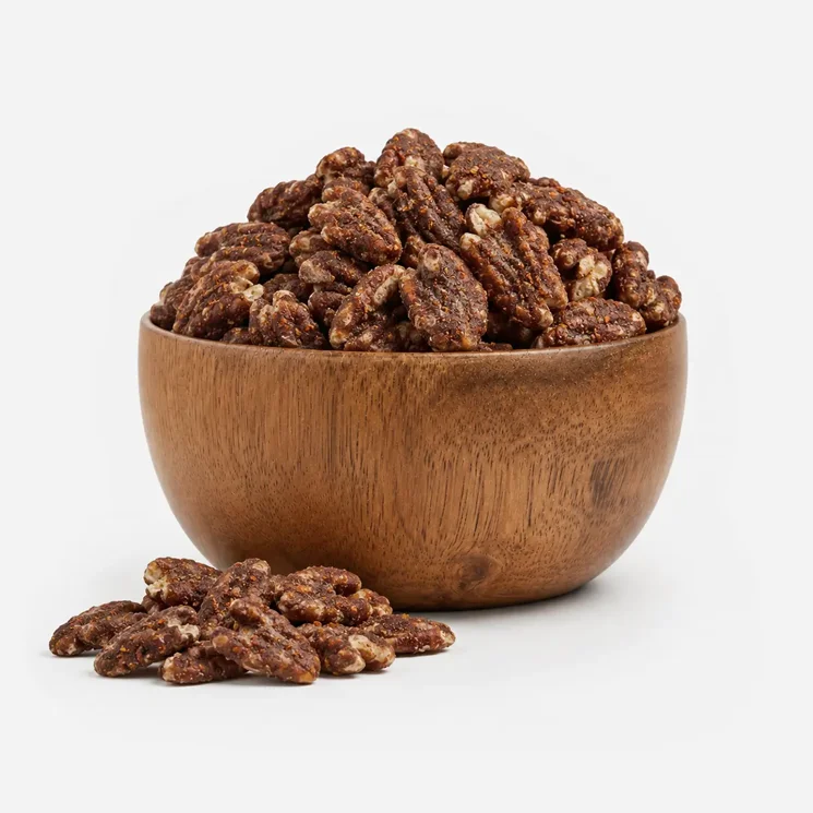 Pekanové ořechy pražené chilli a javorový sirup