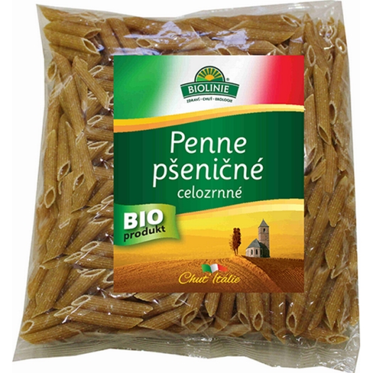 Penne pšeničné celozrnné BIO