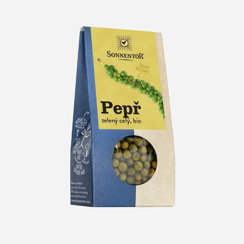 Pepř zelený celý BIO
