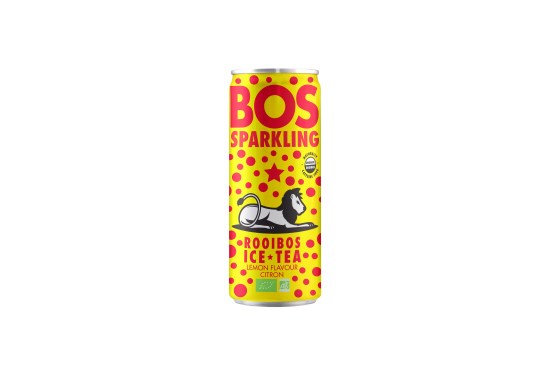 Perlivý ledový čaj Rooibos citron BIO