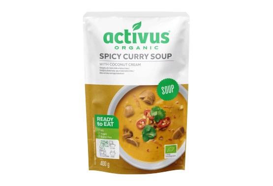 Pikantní curry polévka BIO