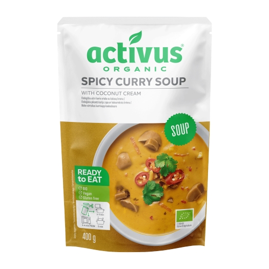 Pikantní curry polévka BIO