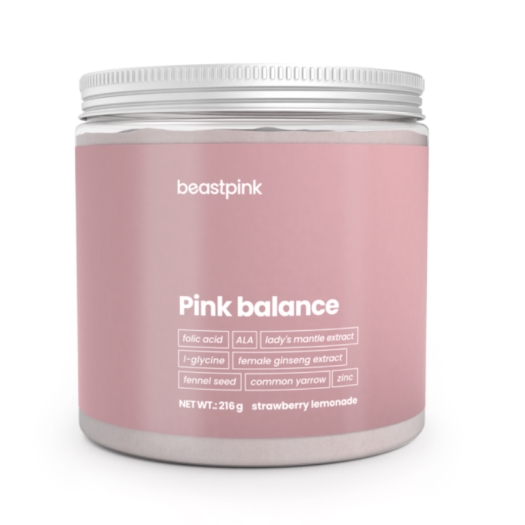 Pink Balance strawberry lemonade