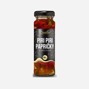 Piri Piri papričky v slanokyslom náleve sklo