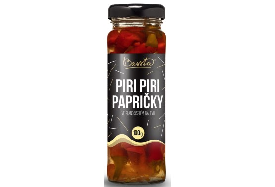 Piri Piri papričky ve slanokyselém nálevu sklo