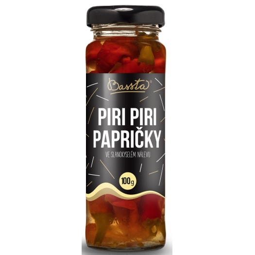 Piri Piri papričky ve slanokyselém nálevu sklo