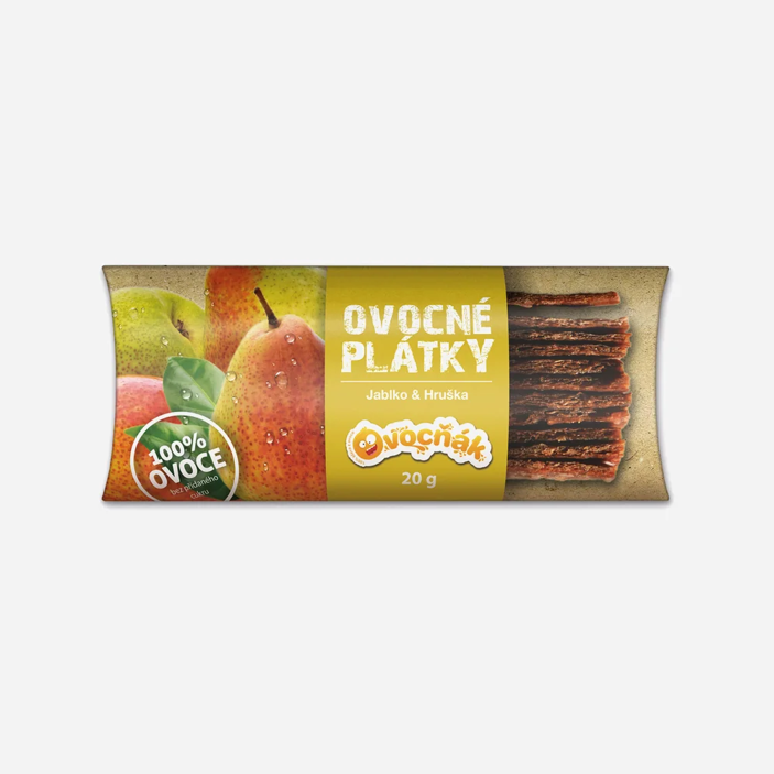 Plátky jablko - hruška