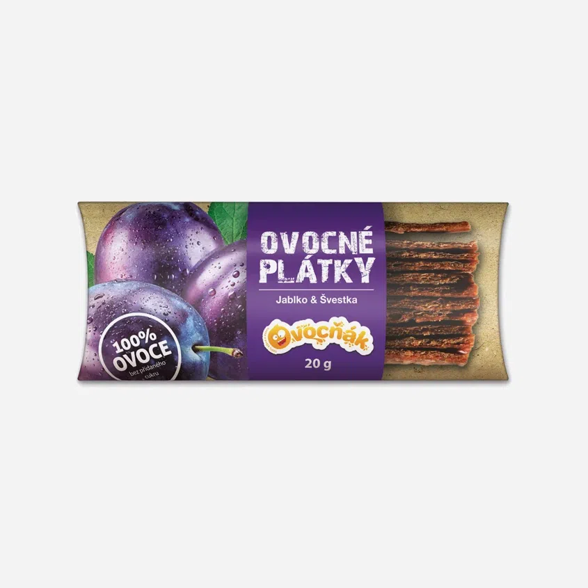 Plátky jablko - švestka