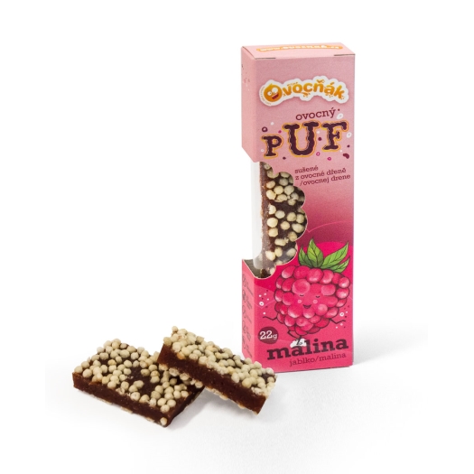 Plátky PUF jablko a malina