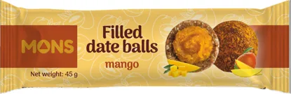 Plněné datlové kuličky s mangem