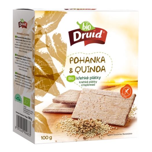 Pohánka a quinoa krehké plátky BIO