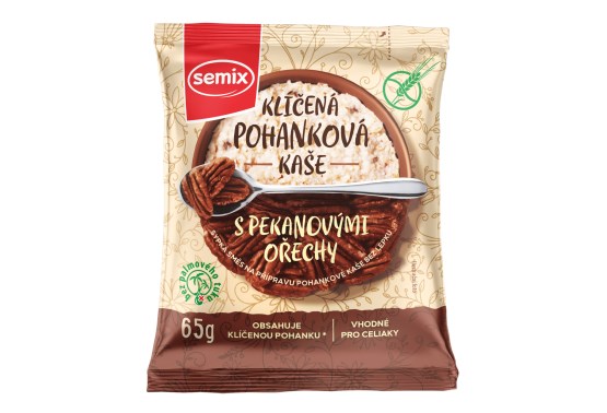 Pohánková kaša s pekanovými orechmi bez lepku