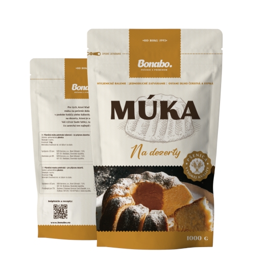 Polohrubá mouka na dezerty