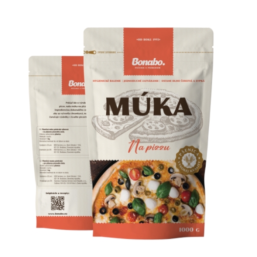 Polohrubá mouka na pizzu