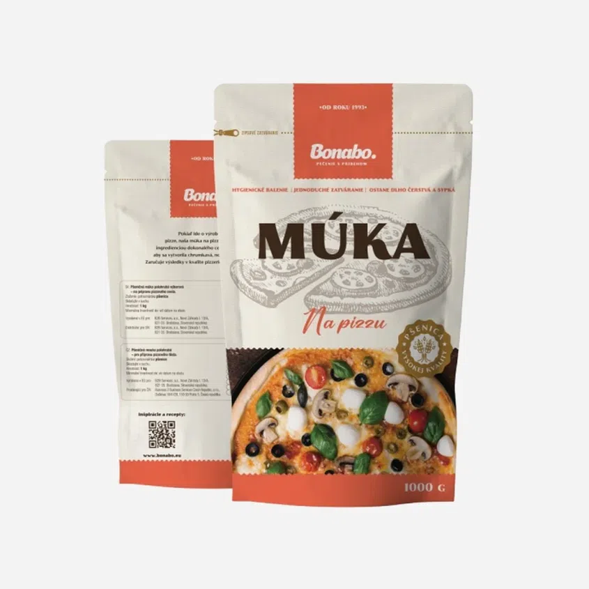 Polohrubá mouka na pizzu