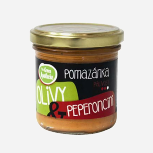 Pomazánka olivy a peperoncini