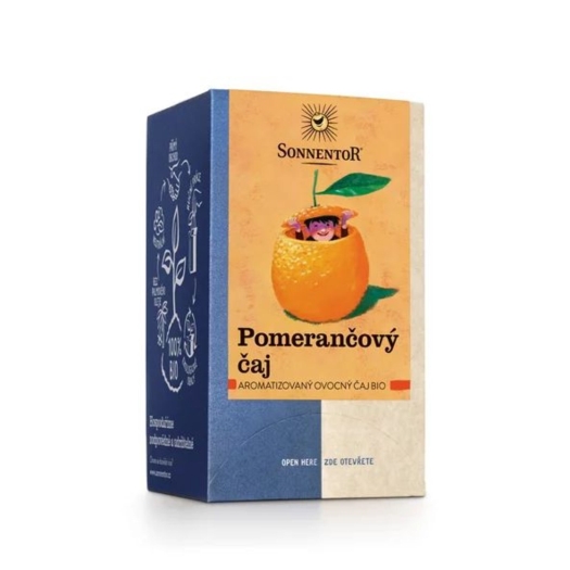 Pomerančový čaj porcovaný BIO 18 sáčků