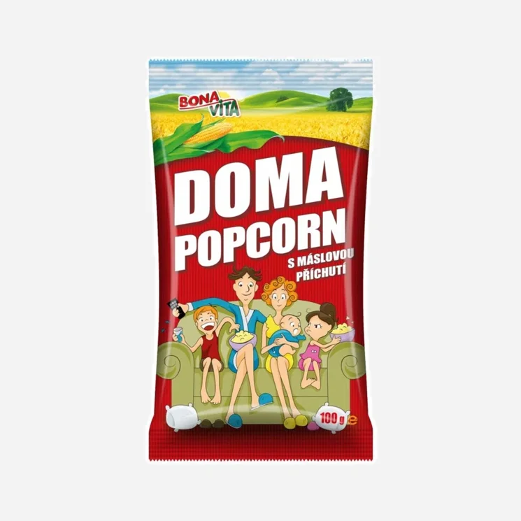 Popcorn máslový 6 x 100 g