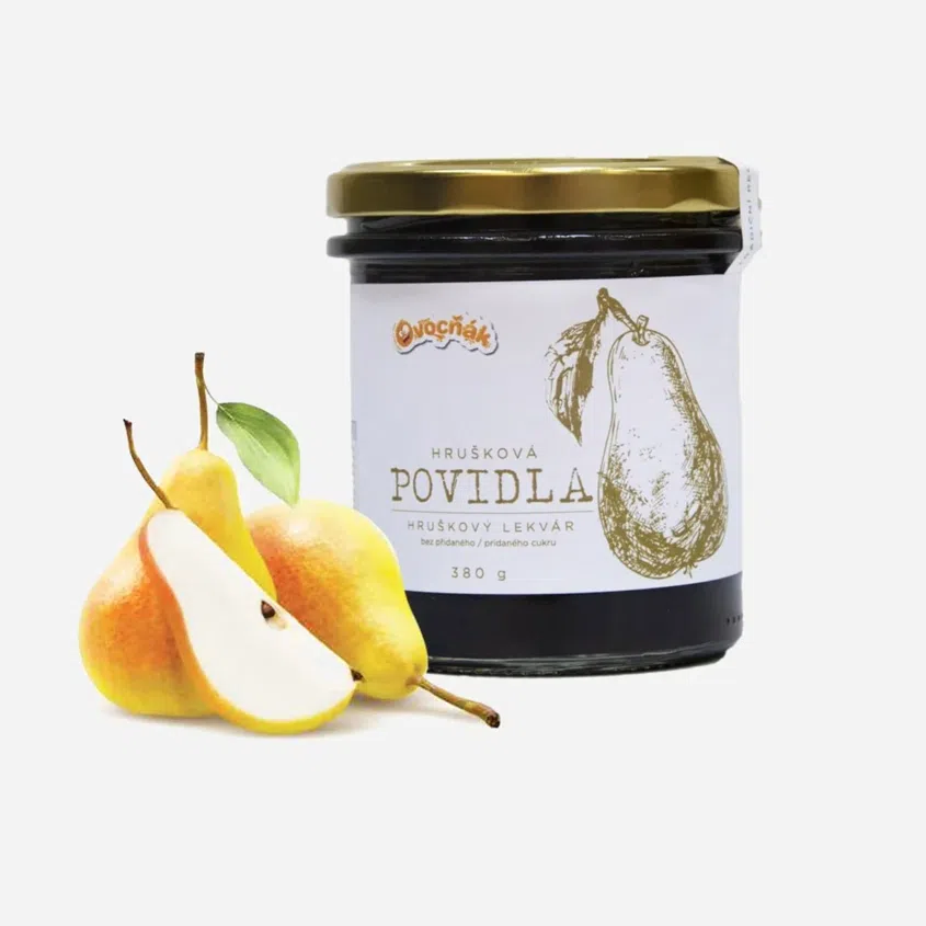 Povidla hrušková ve skle