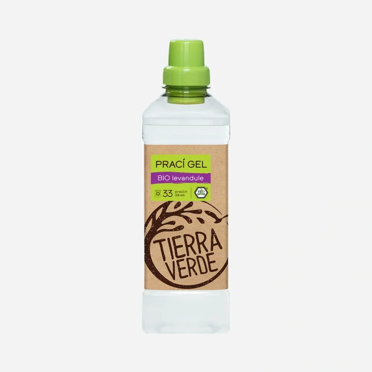 Prací gel s vůní BIO levandule lahev