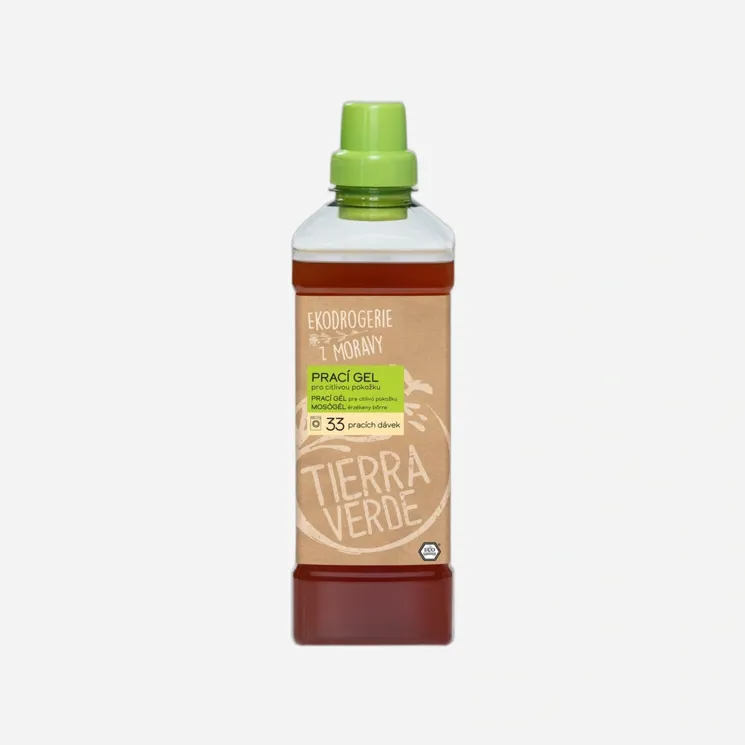 Prací gel z mýdlových ořechů pro citlivou pokožku 6 x 1000 ml