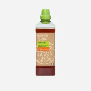 Prací gel z mýdlových ořechů s pomerančovou silicí 6 x 1000 ml