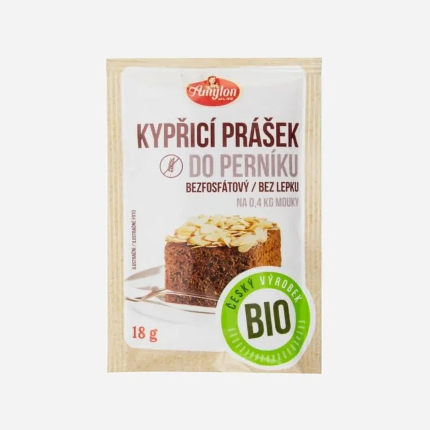 Prášek kypřicí do perníku bezlepkový BIO