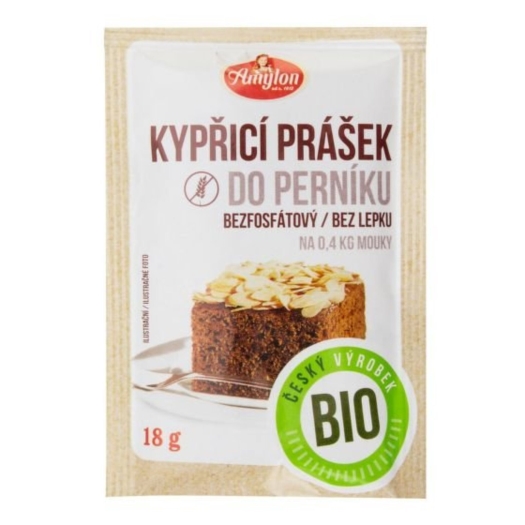 Prášok kypriaci do perníka bezlepkový BIO